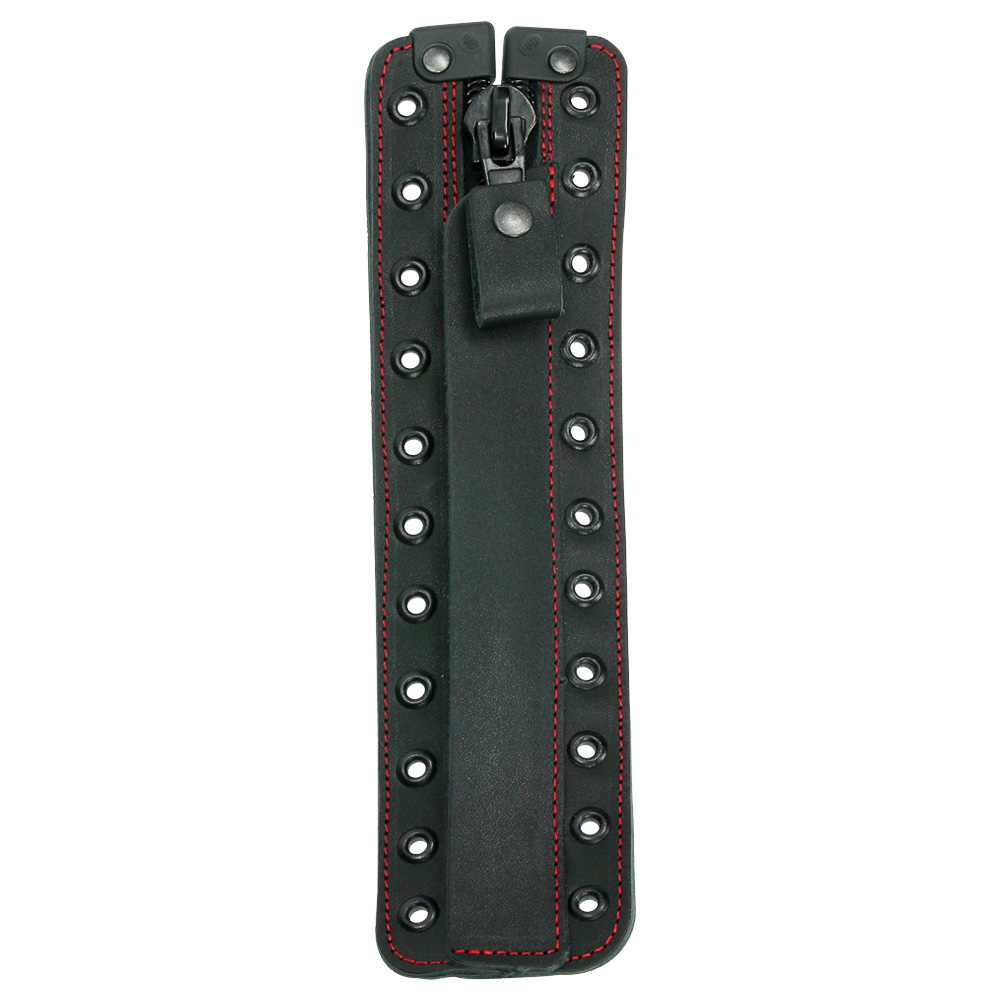 Zipper with leather covering for FIRE FLASH 2.0