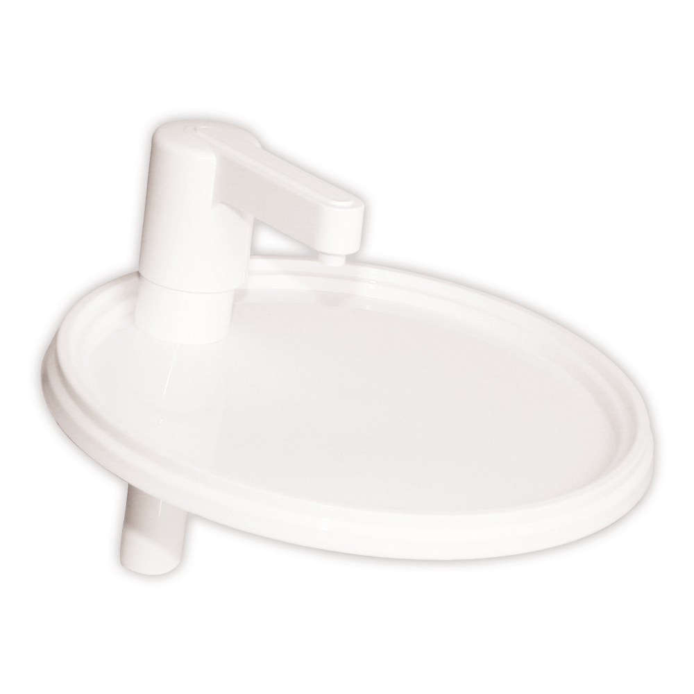 Dispenser for shoe polish bucket