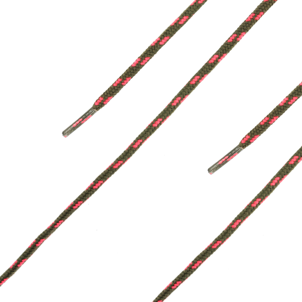 Laces CrossNature olive-pink