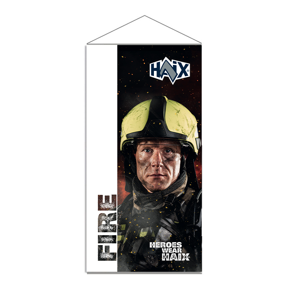 Indoor banner FIRE