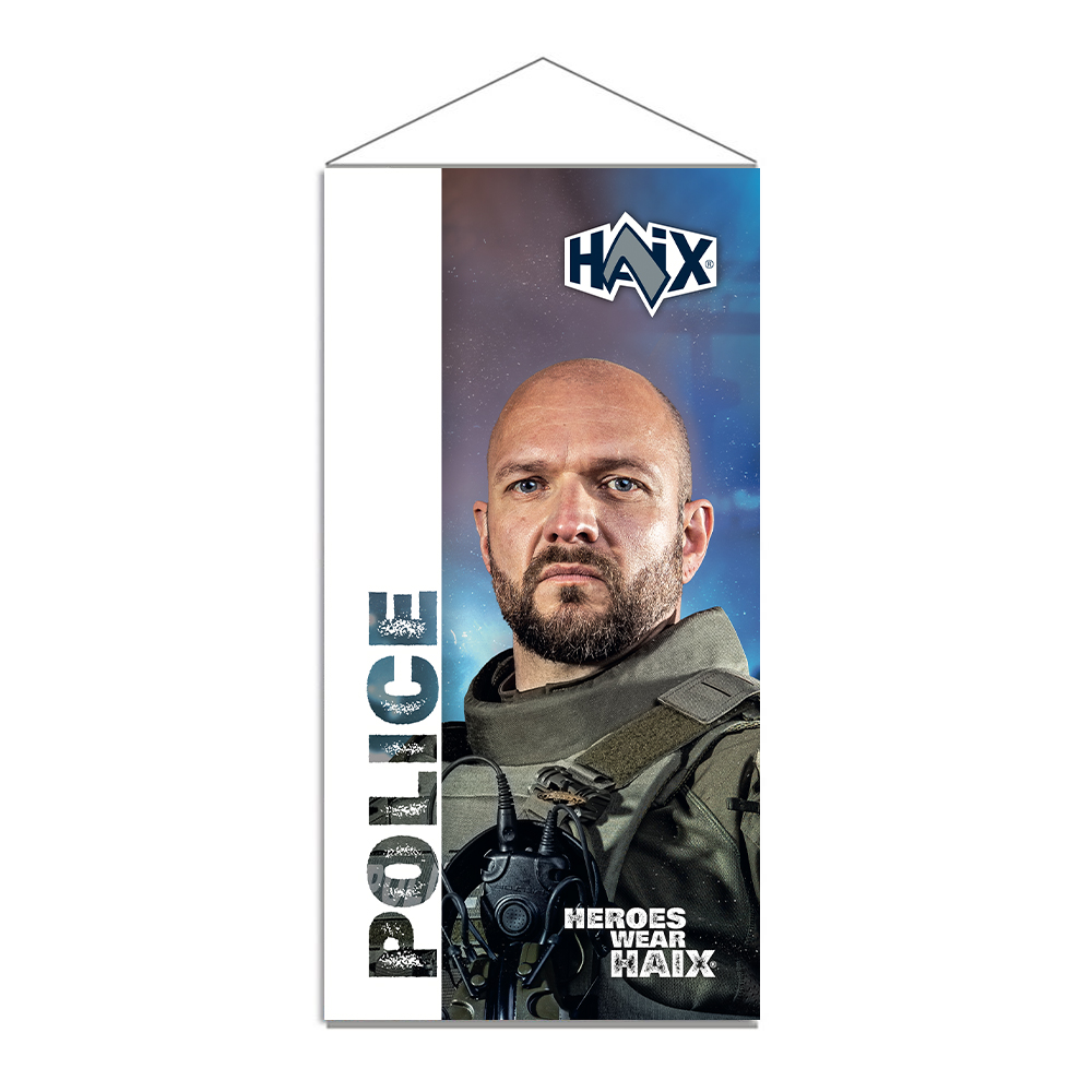 Indoor banner POLICE