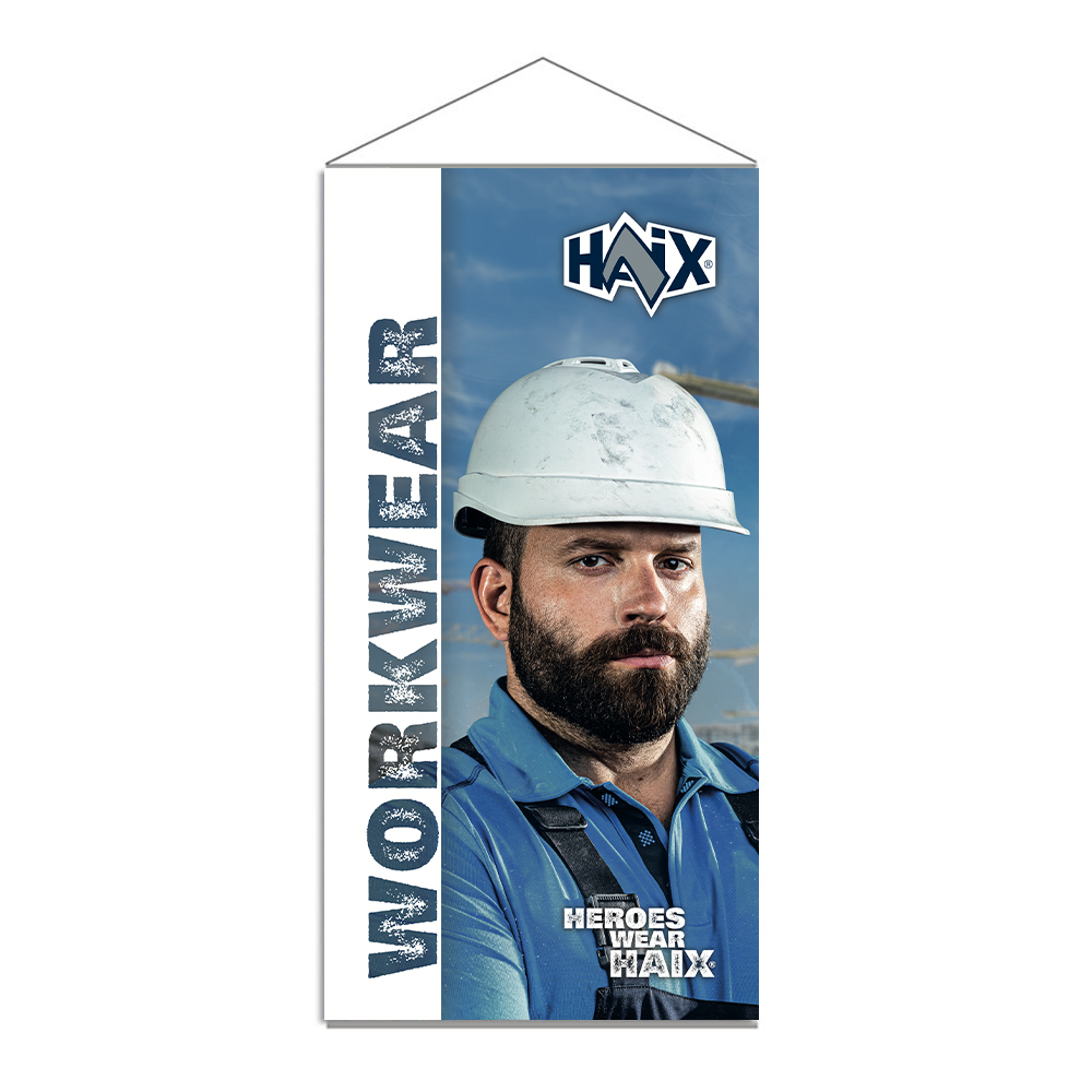 Indoor banner WORKWEAR
